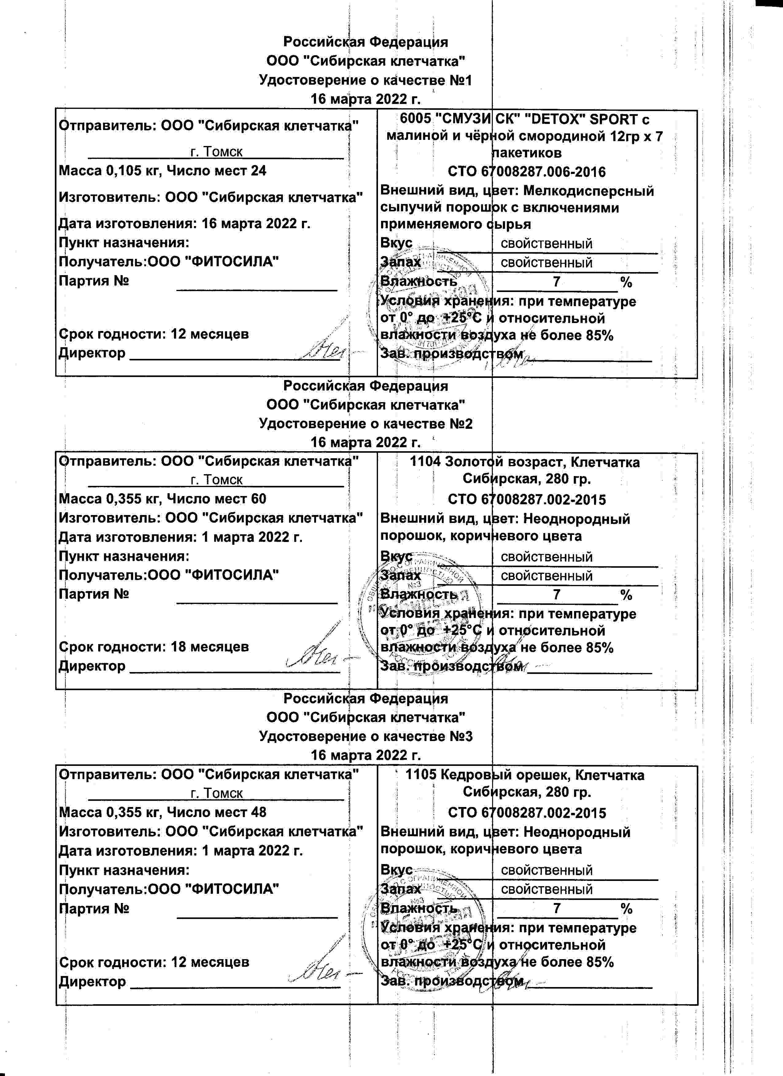 Паспорт №032022